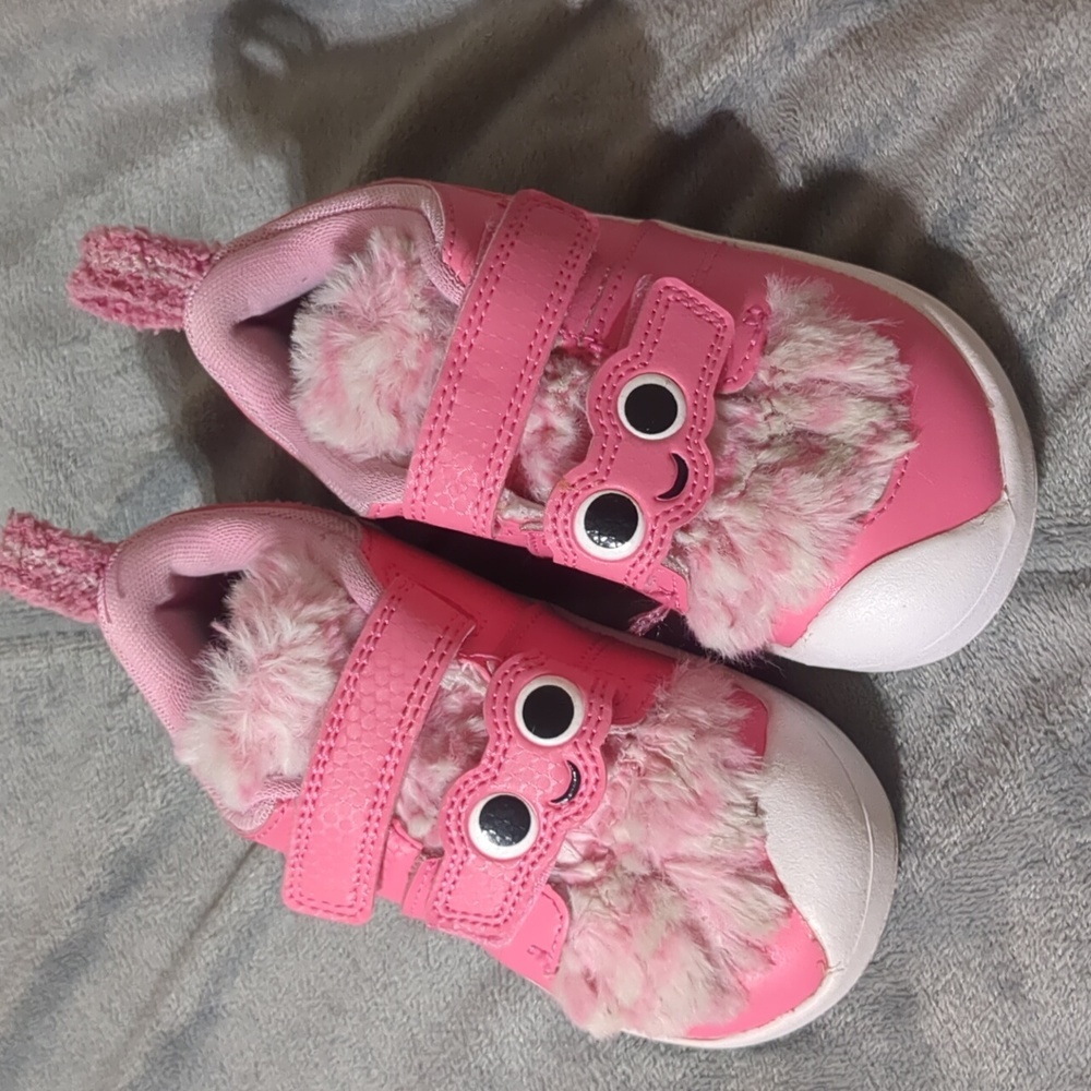 Nike Pico 5 LIL Monsters Pinksicle Pink Furry Toddler Shoes size 7c